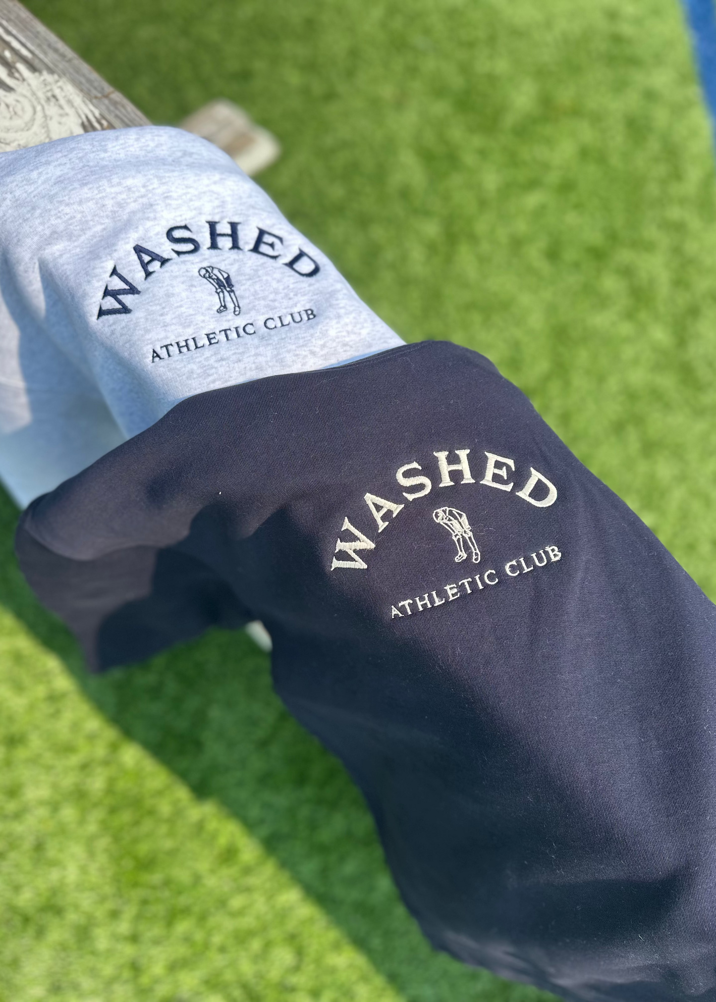 Washed Heather Gray Crewneck